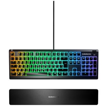 SteelSeries Apex 3 TKL Gaming Keyboard Black 64795