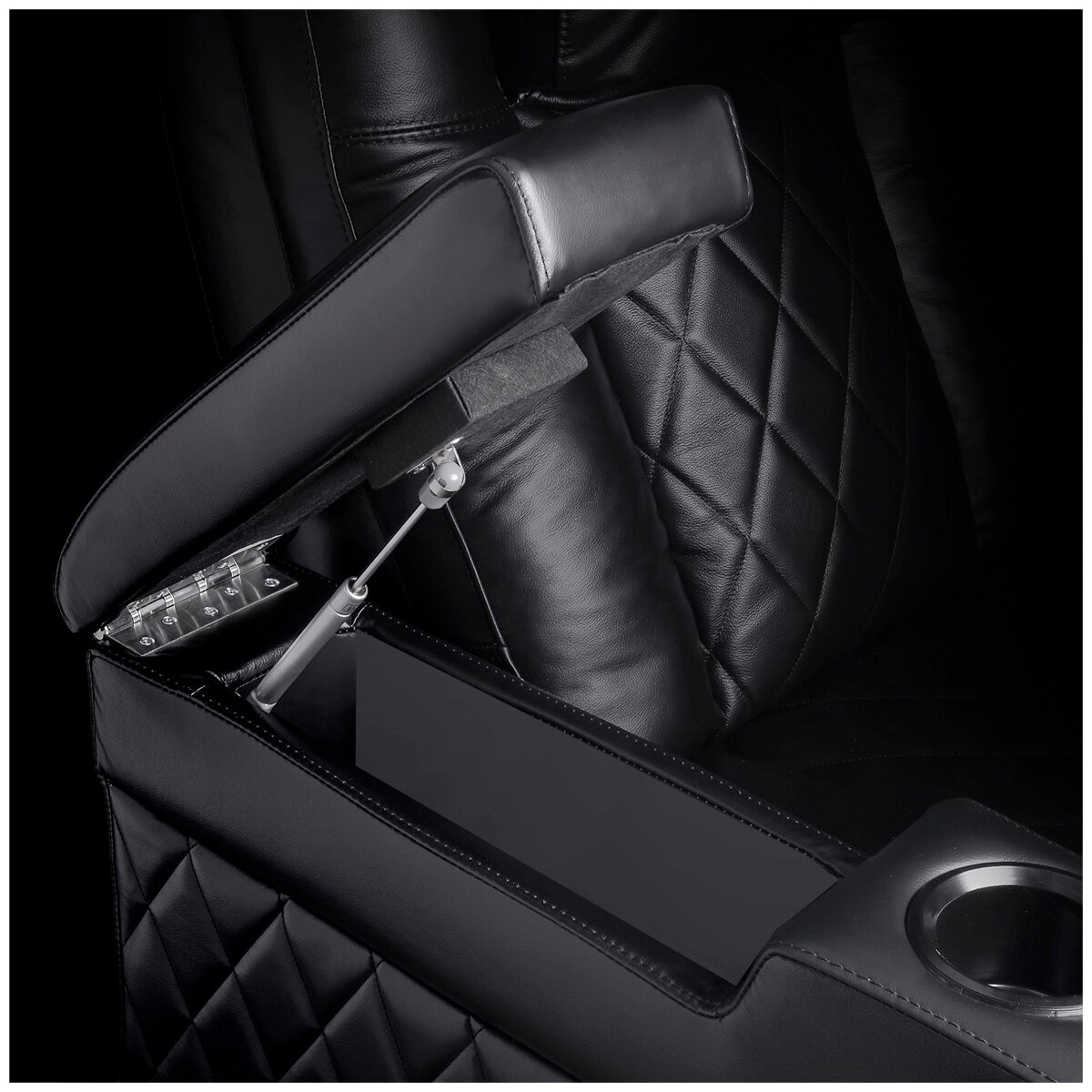 Valencia Home Theatre Tuscany Edition 4 Seater Black