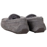 Kirkland Signature Men's Wool Shearling Slippers Grey