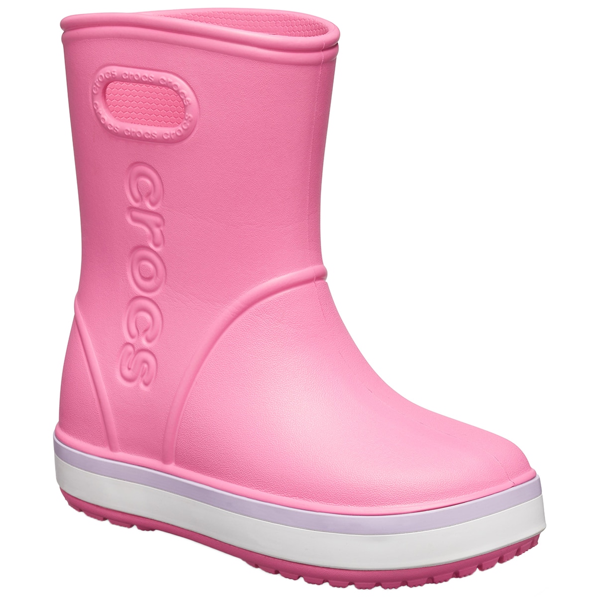 Crocs Kids Rain Boot - Pink Lemonade/Lavender