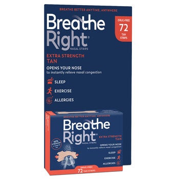 Breathe Right Nasal Strips Extra Strength Tan 72 Count Breathe Right Nasal Strips Extra Strength Tan 72 Count