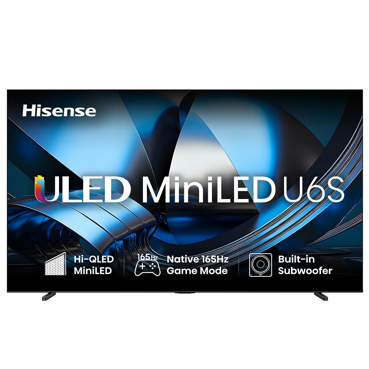 Hisense 100 Inch U6S Hi-QLED Mini LED 4K Smart TV 100U6SAU