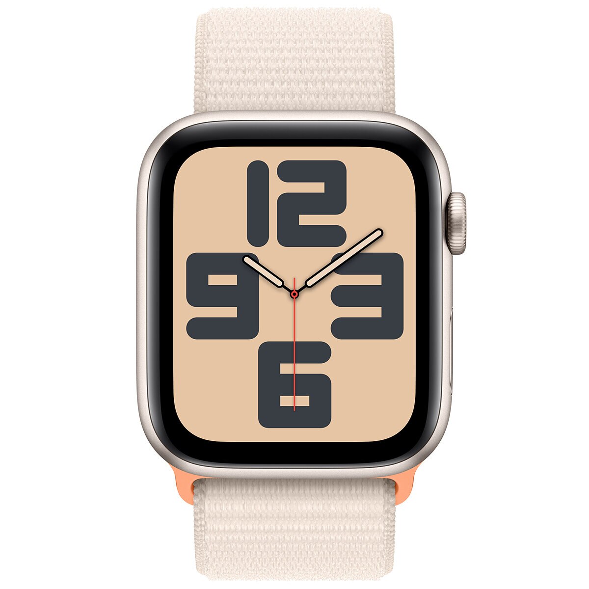 Apple Watch SE GPS 40mm Starlight Aluminium Case with Starlight Sport Loop