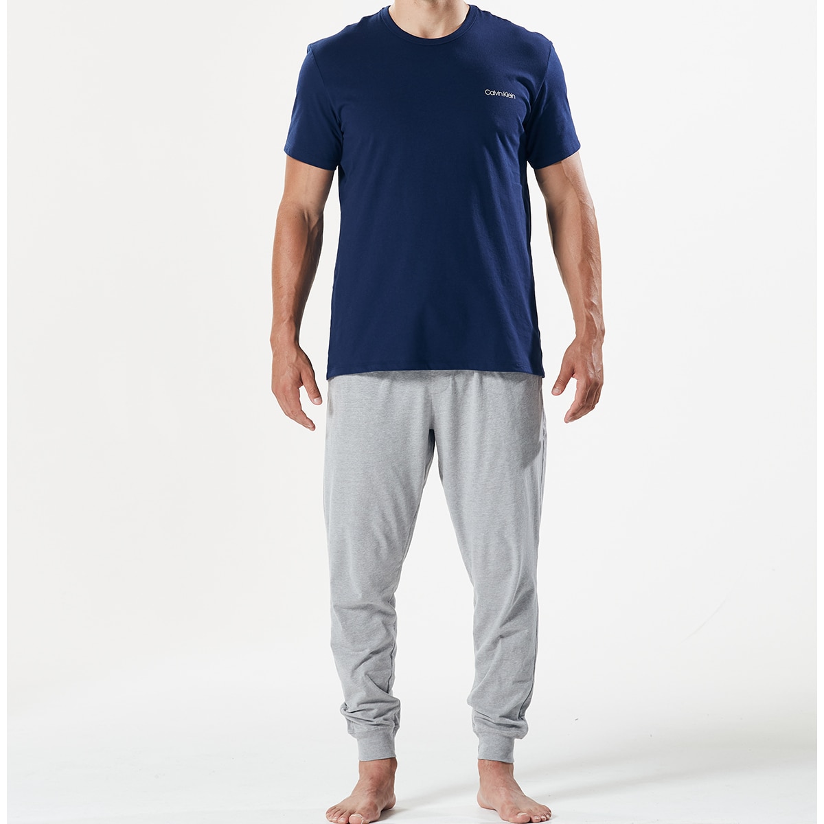 Calvin Klein Men's Pyjama Set Navy/Grey | Costco Australia