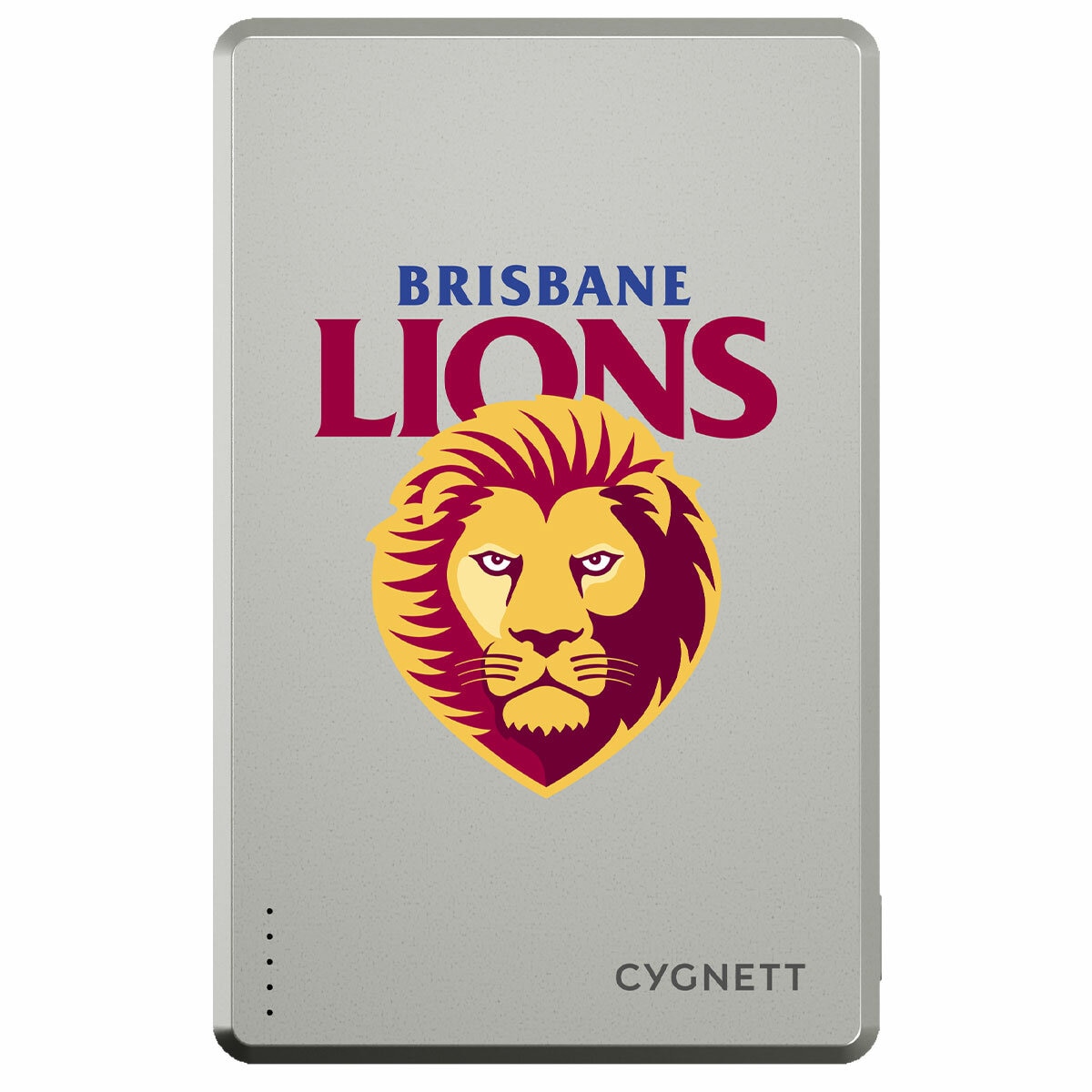 Cygnett 5k Slim Mag Power Bank - Brisbane Lions CY5360PBCHE
