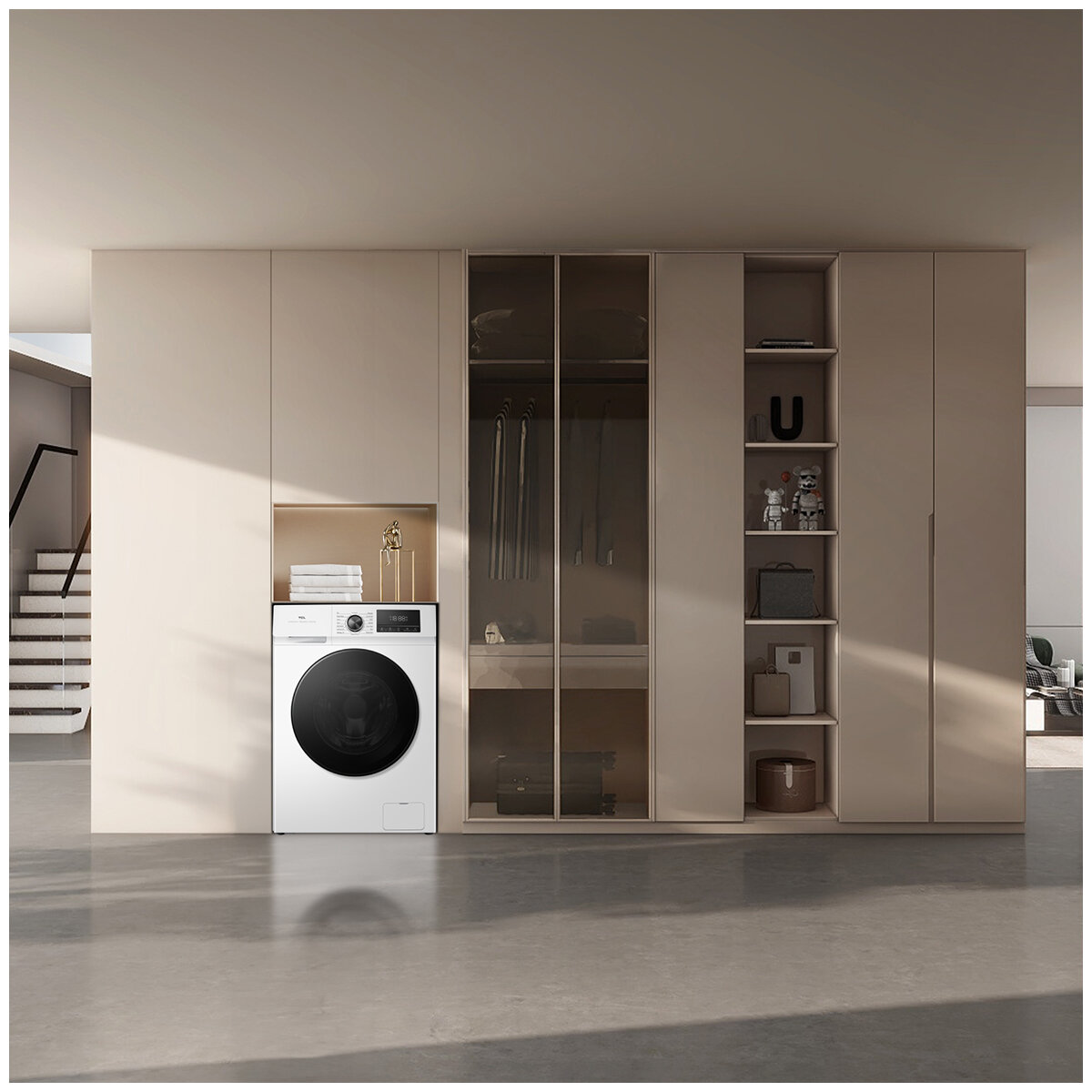 TCL 10KG Front Load Washing Machine White WF10P11W