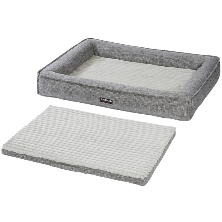 Kirkland Signature Rectangular Bolster Pet Travel Bed Costco Australia