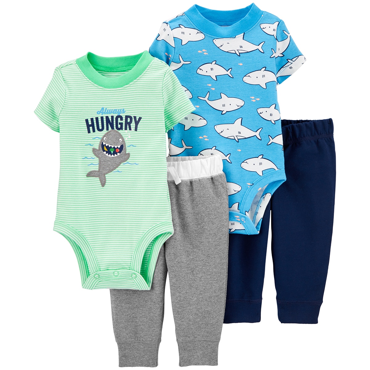 Carters 4pc Infant Layette - Boys Shark