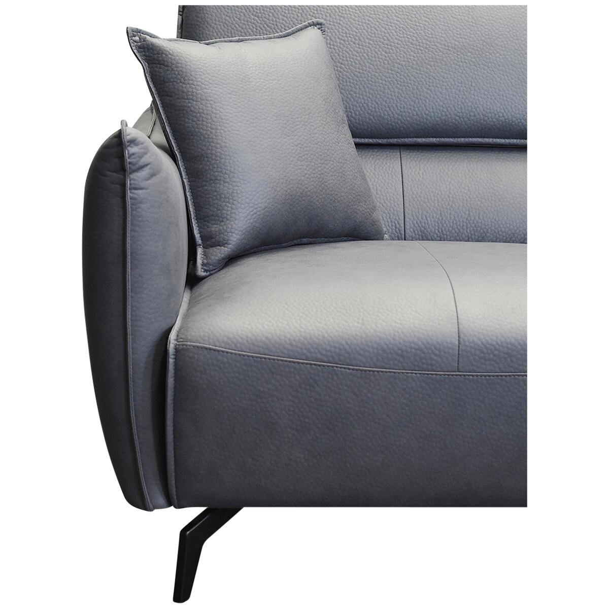 Moran Novato 2.0S RHF + LHF Chaise Modular Sofa, Moran Gushi Grey Fabric