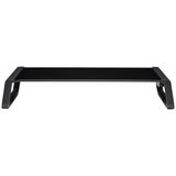 Seville Classics airLIFT Tempered Glass Monitor Riser Black