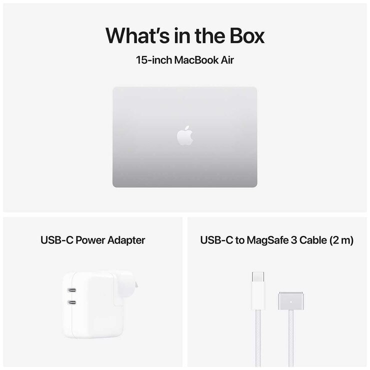 MacBook Air 15 inch Silver
