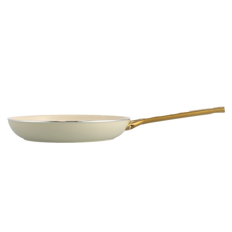 GreenPan Ceramic Non-Stick Frypan 2 Piece Set 26cm and 30cm Cream White