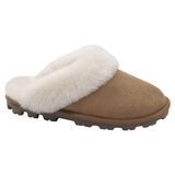Kirkland Signature Ladies' Shearling Slippe Tan