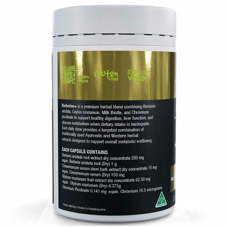 Vitaceuticals Advanced Berberine+ 150 Hard Capsules
