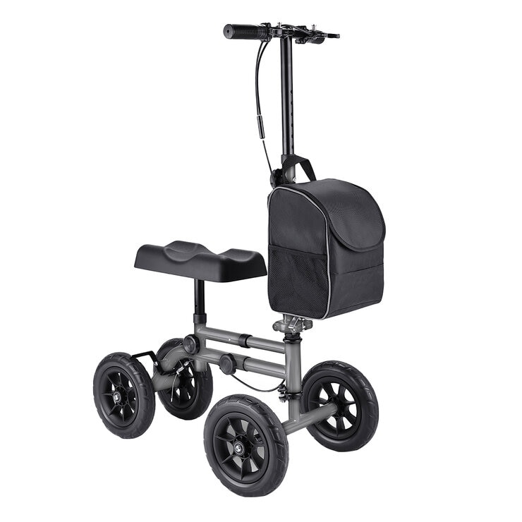 Altus Knee Walker Scooter All Terrain 10-Inch Wheel - TITANIUM