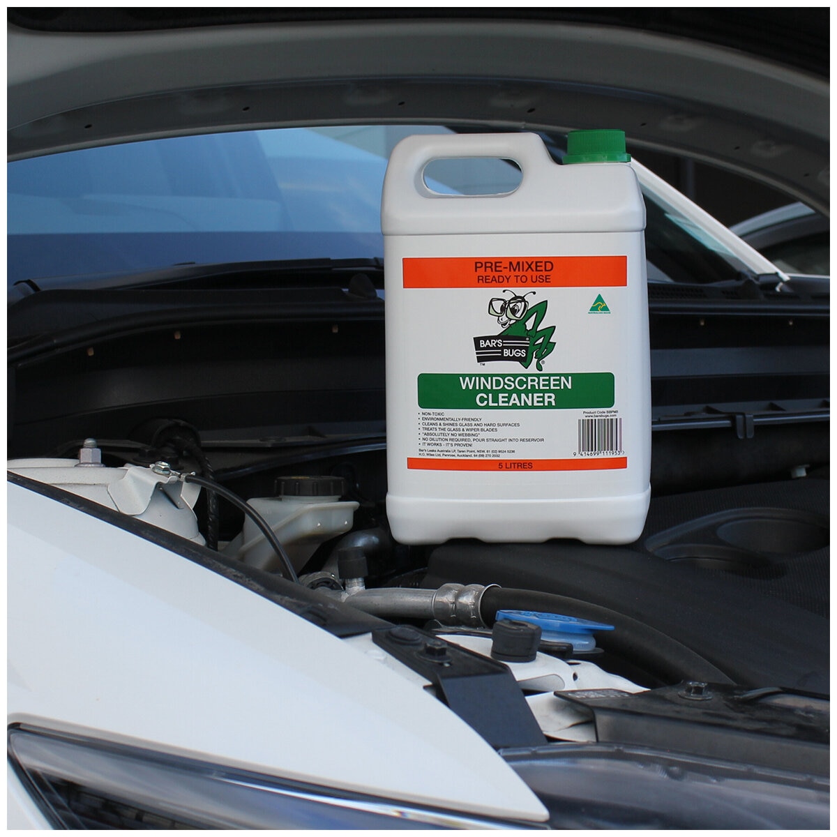 Bars Bugs Premix Windscreen Cleaner 5L