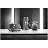Delonghi EC785GY Dedica Metallics Coffee Machine, Pewter Grey