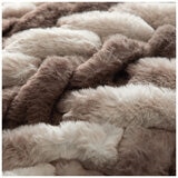 Parklane Braided Ombre Cushion 60cm x 60cm Chocolate