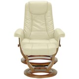 Moran Maitland Large Chair & Ottoman Set - milano almond