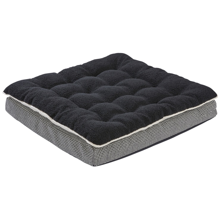 Kirkland Signature Pillow Top Napper Dog Bed 91.4 x 101.6 cm Black Costco Australia