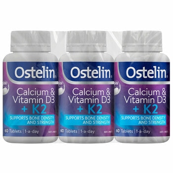 Ostelin Calcium And D3 + K2 3 x 60 Tablets