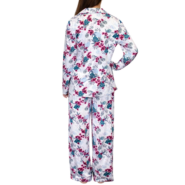 Carribean Joe's Women's PJ Set - Ivory Flower Carribean Joe's Women's PJ Set - Ivory Flower