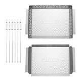 Henckels BBQ Tray/Basket/Skewers 8 Piece Set