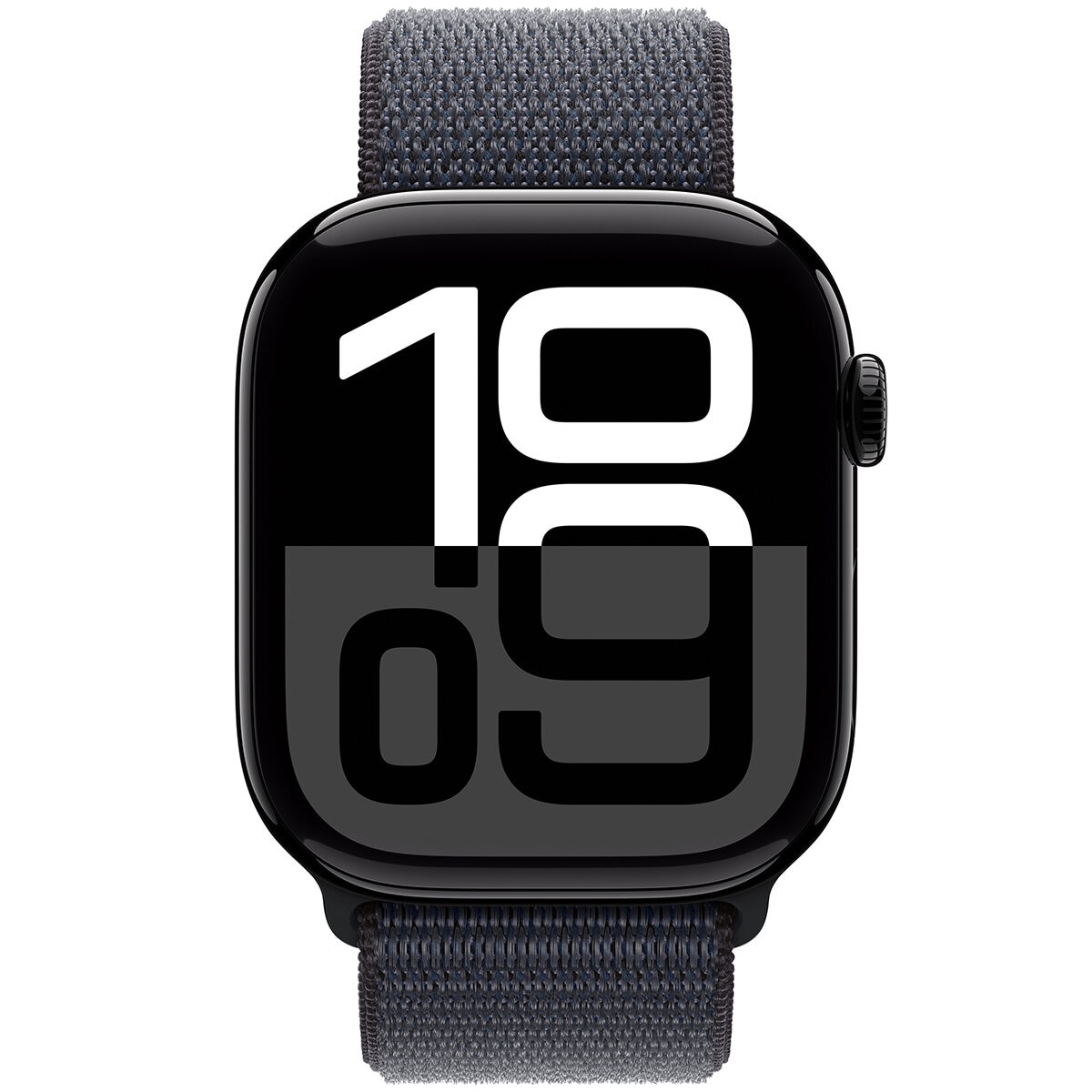 Apple Watch Series 10 GPS 46mm Jet Black Aluminium Case with Ink Sport Loop