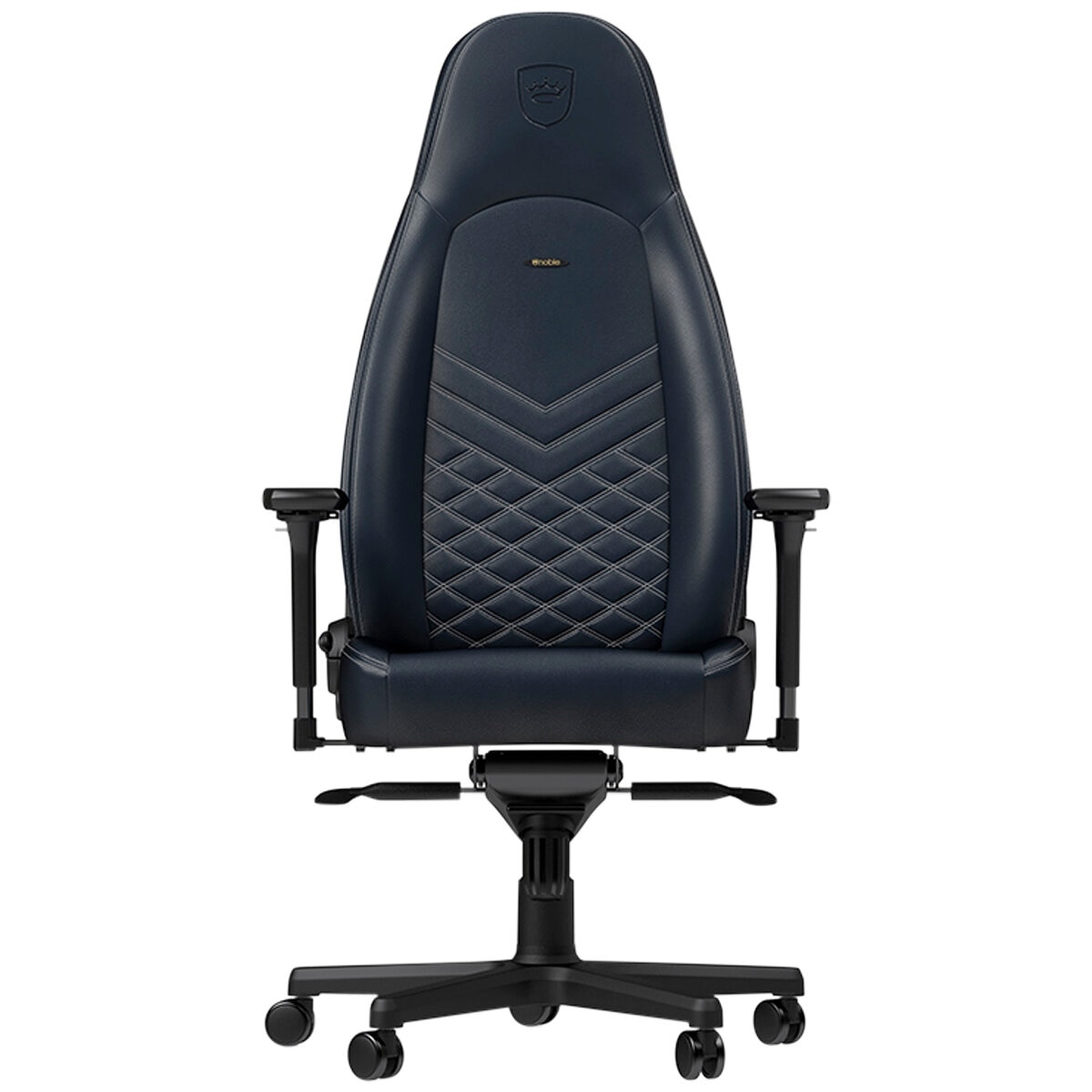 Noblechairs ICON Gaming Chair Real Leather Midnight Blue Graphite