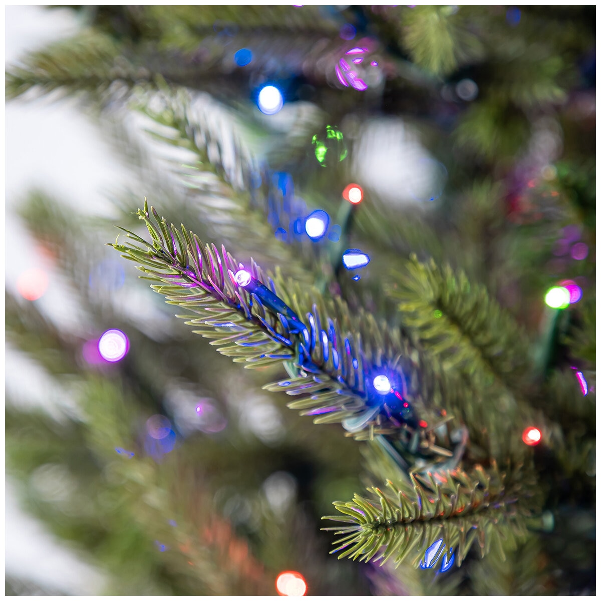 Pre-Lit Abies Artificial Christmas Tree 228.6cm