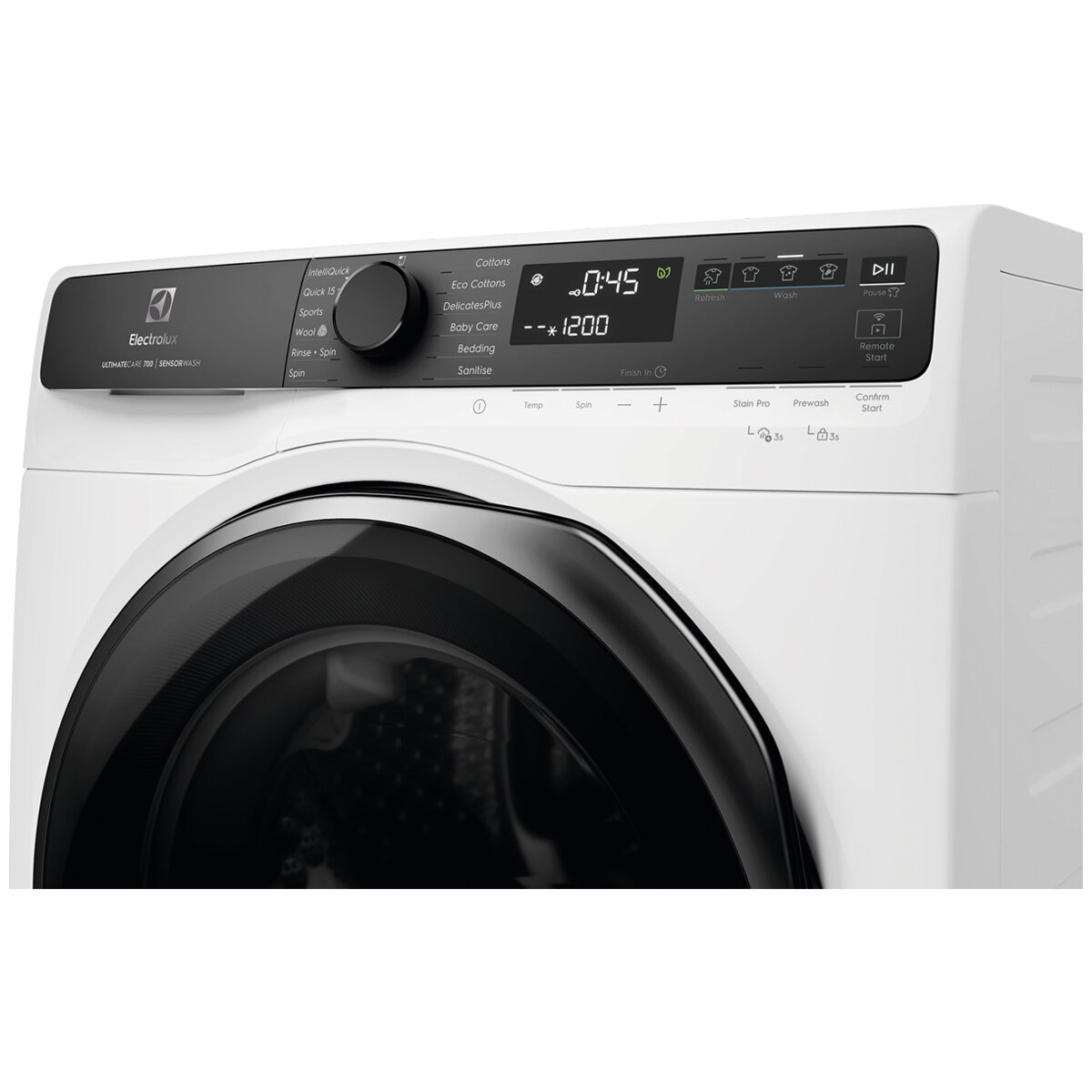 Electrolux 10kg 700 Series Front Load Washer White