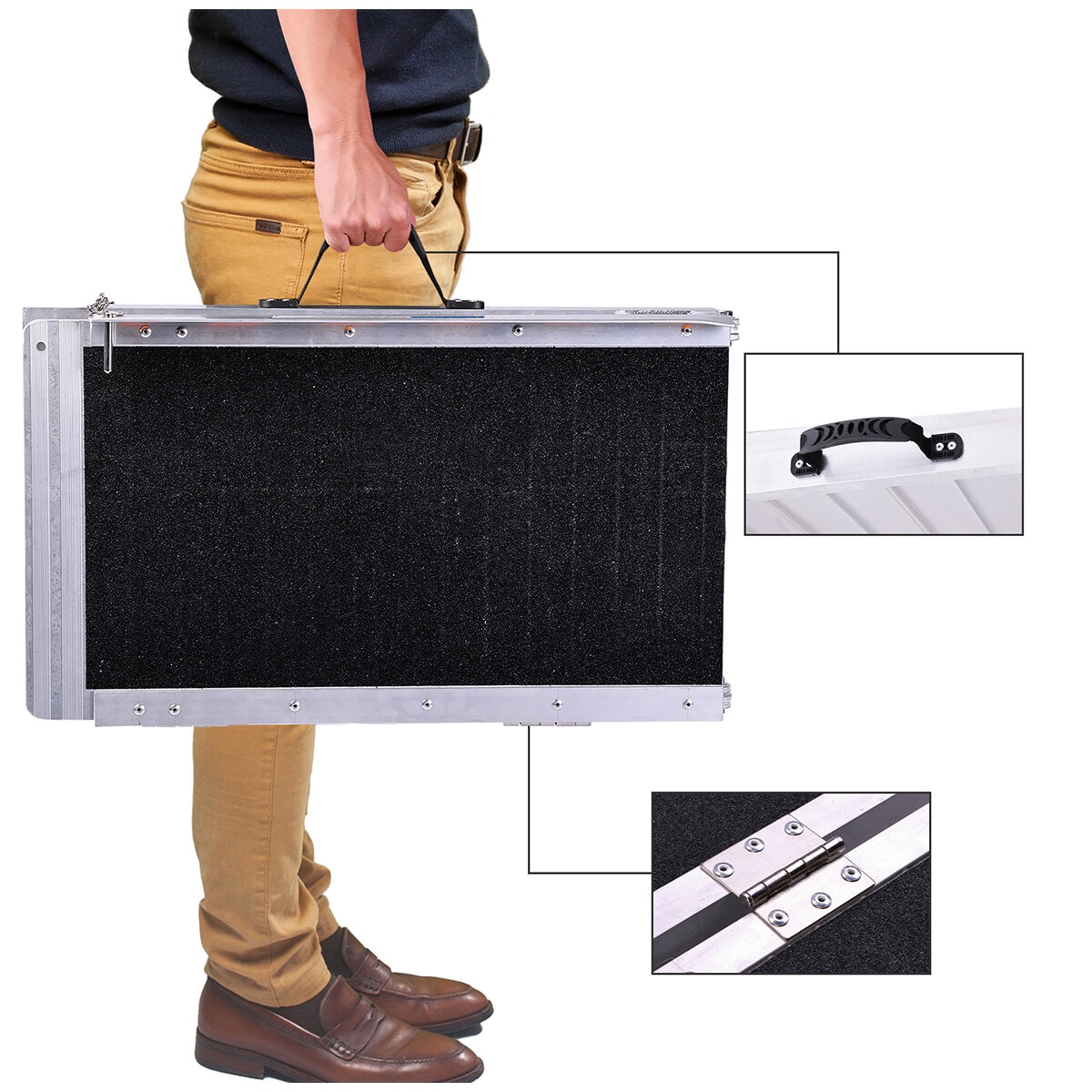 Altus Aluminium Portable Wheelchair Ramp 4ft 122cm