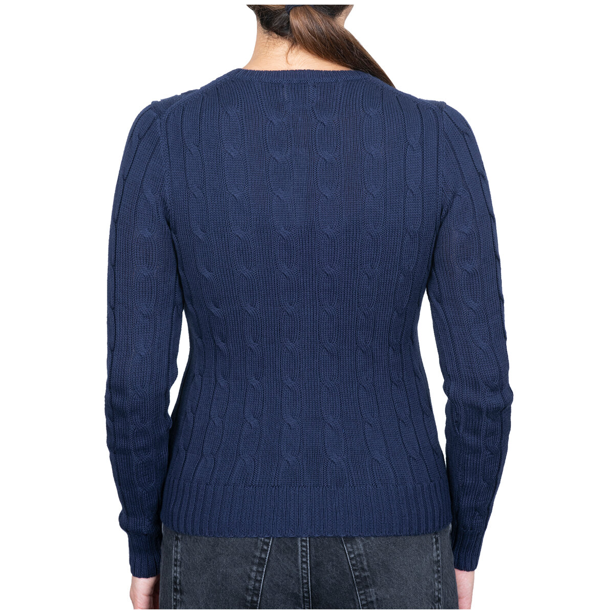 Ralph Lauren Cable Knit Sweater Hunter Navy