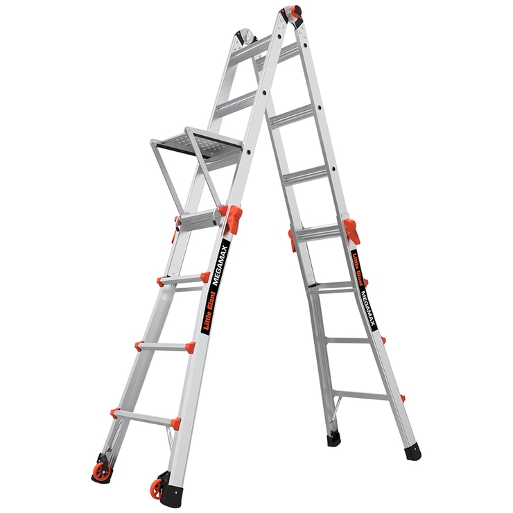 Little Giant MegaMax MultiPosition Ladder with Work Platform Costco
