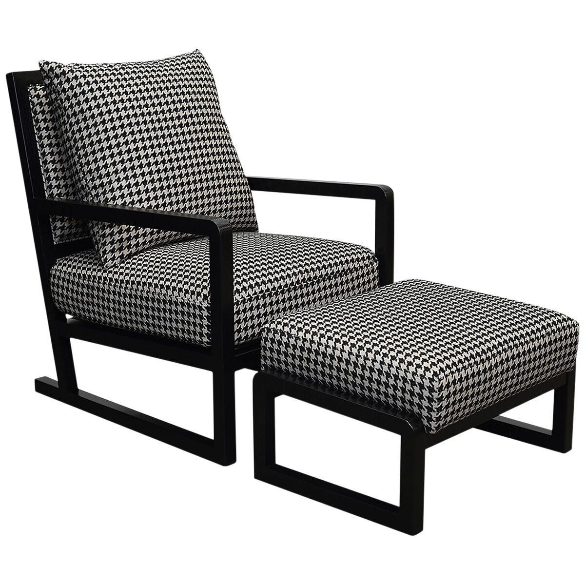 Moran Ohio Accent Chair Warwick Airlie Ebony Fabric