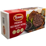 Tyson Premium Brisket Patties 1.2kg