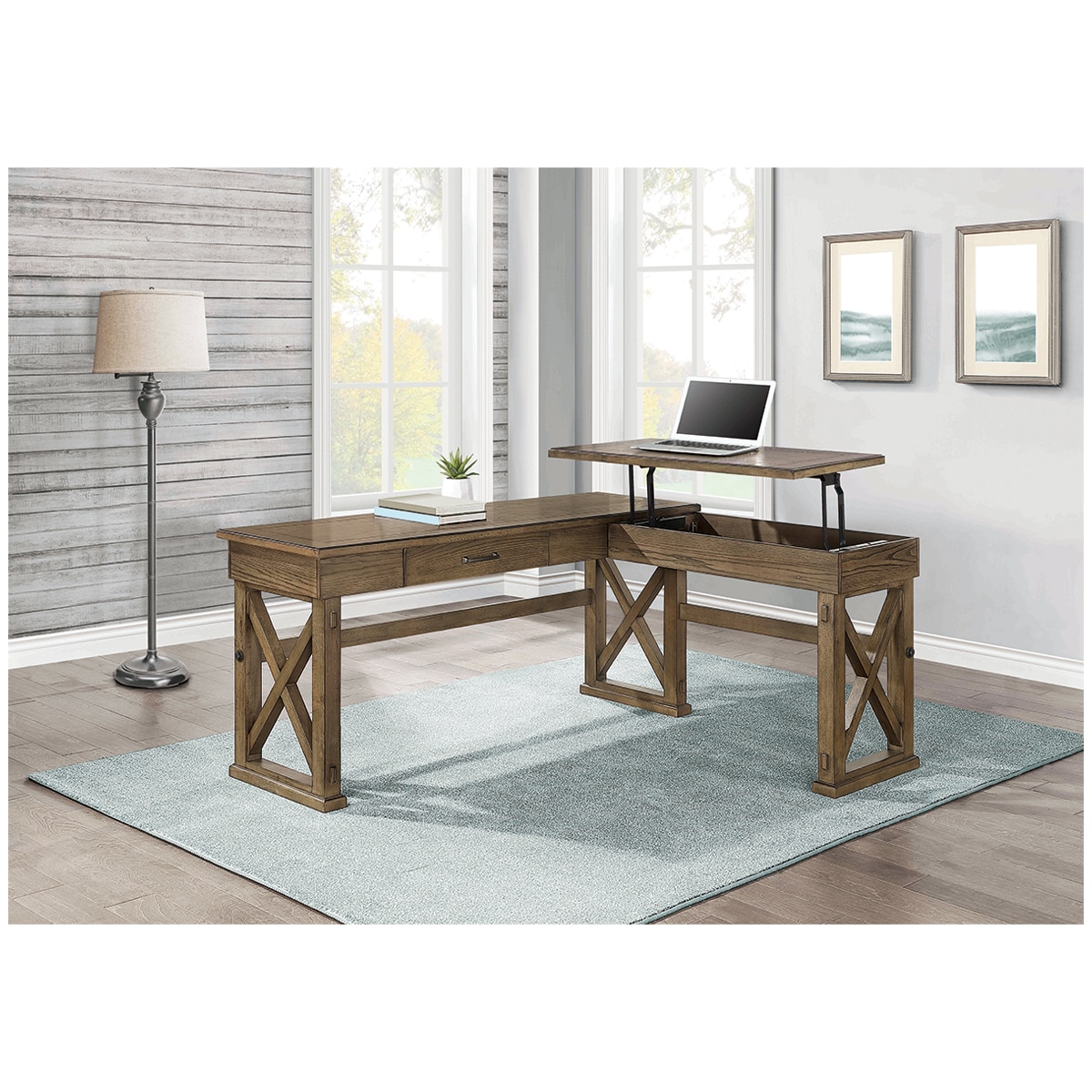 Bayside Furnishings Corner Desk Costco Australia