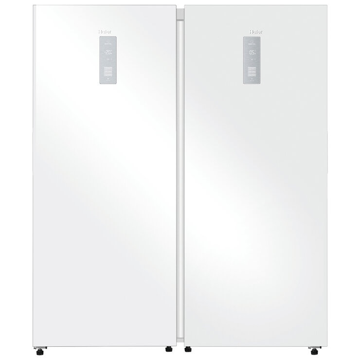 Haier 386L 500 Series Vertical Freezer White HVF430VW/