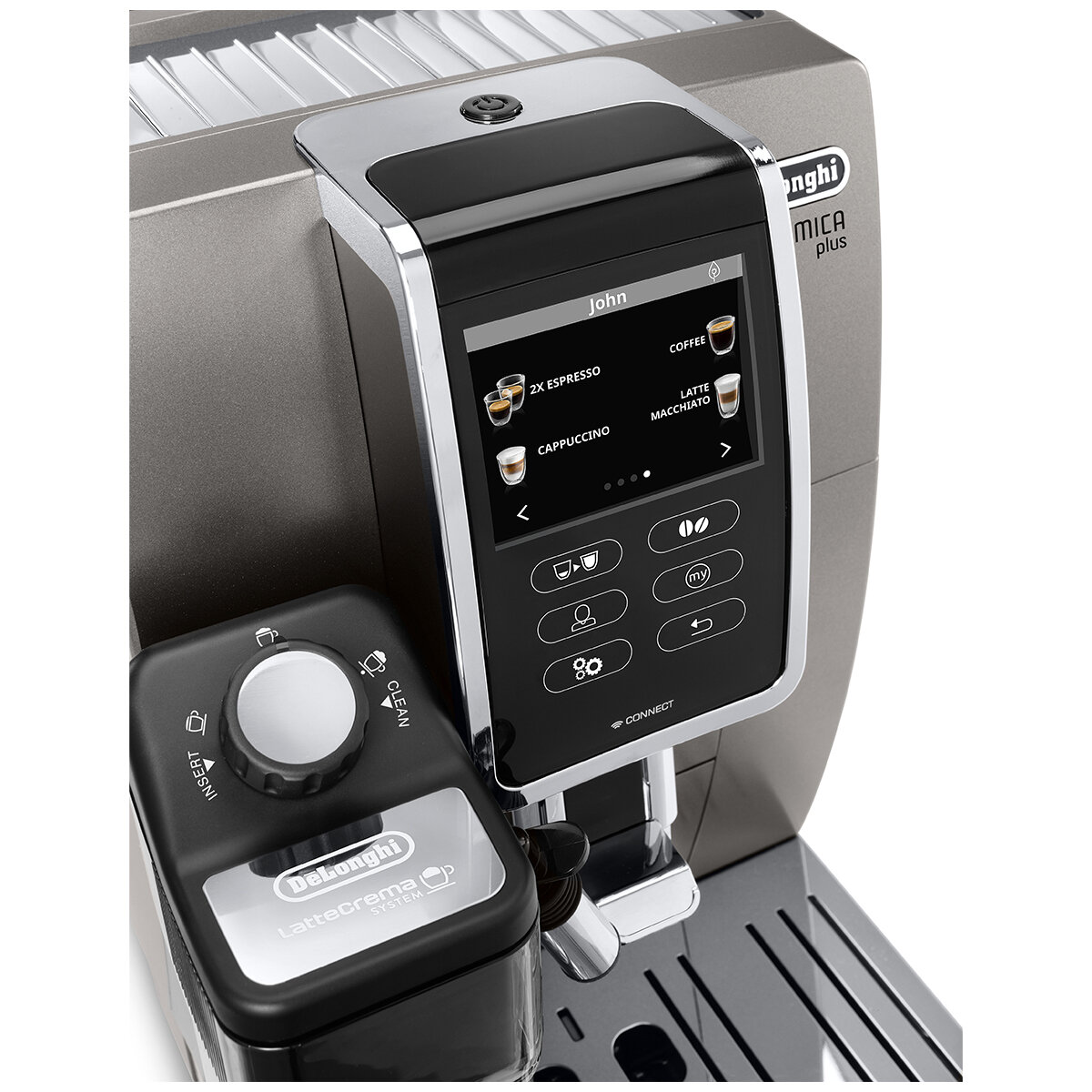 Delonghi Dinamica Plus Titan Coffee Machine ECAM37095T