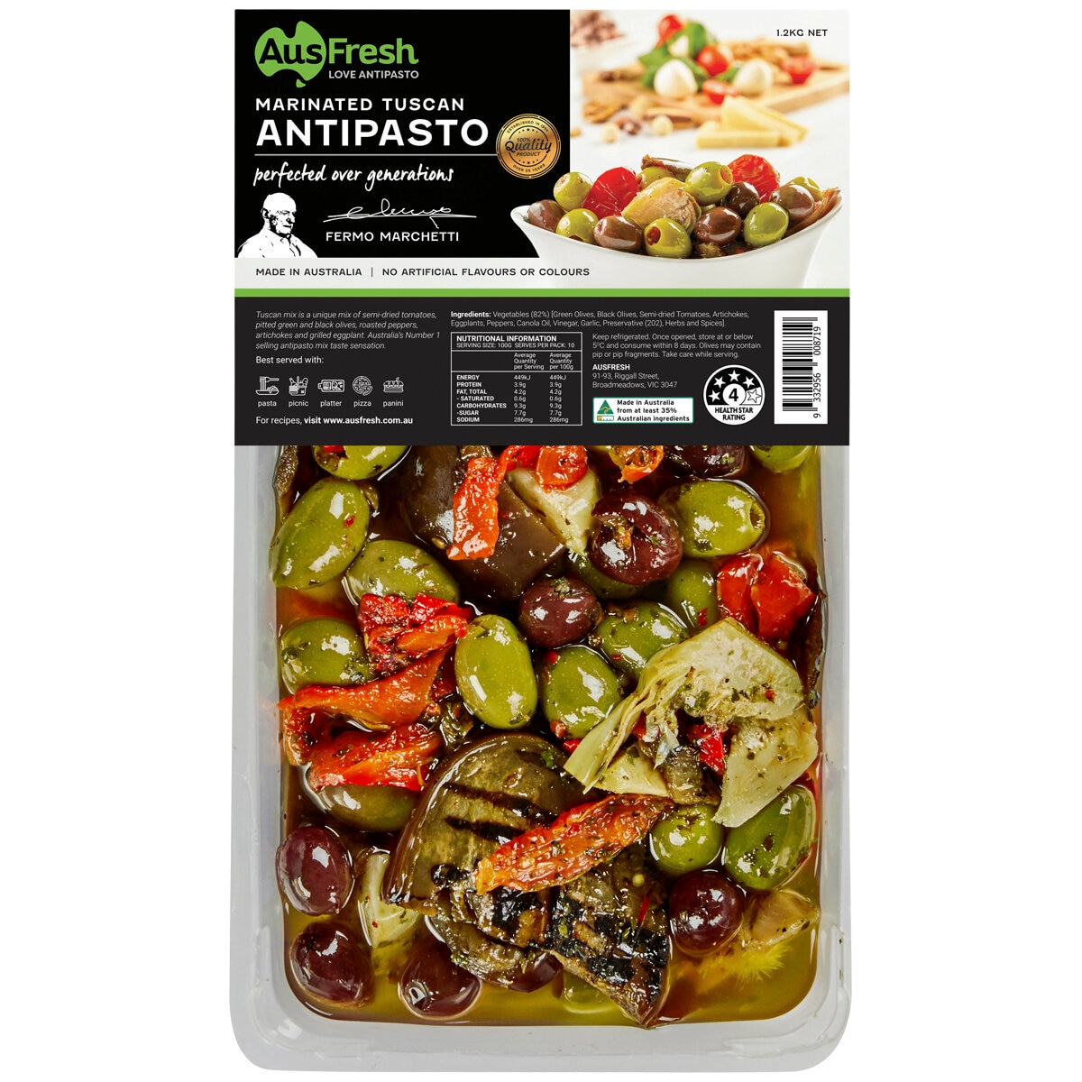 Ausfresh Tuscan Antipasto 1.2 kg