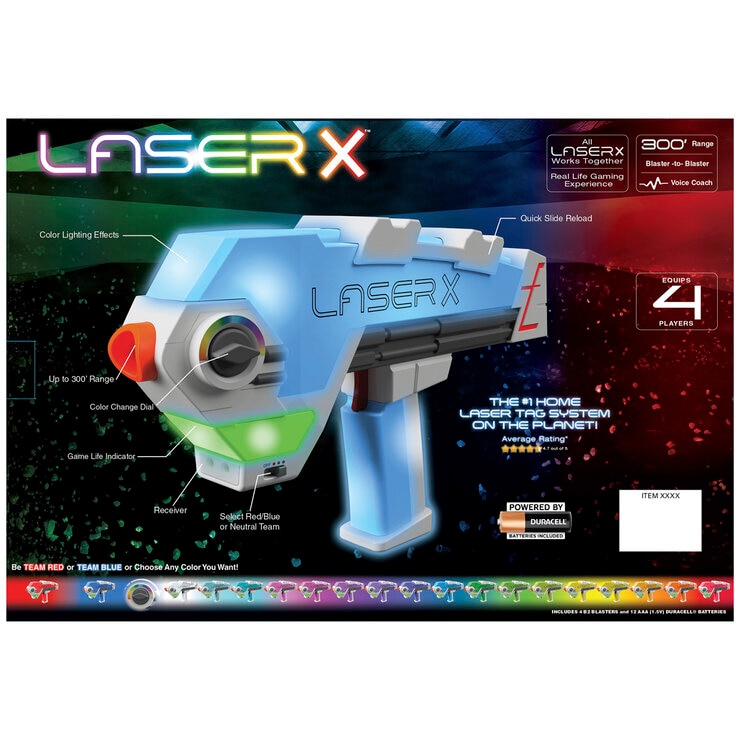 Laser X Revolution BlasterToBlaster 4 Pack