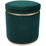 Cafe Lighting Totti Storage Stool Forest Green