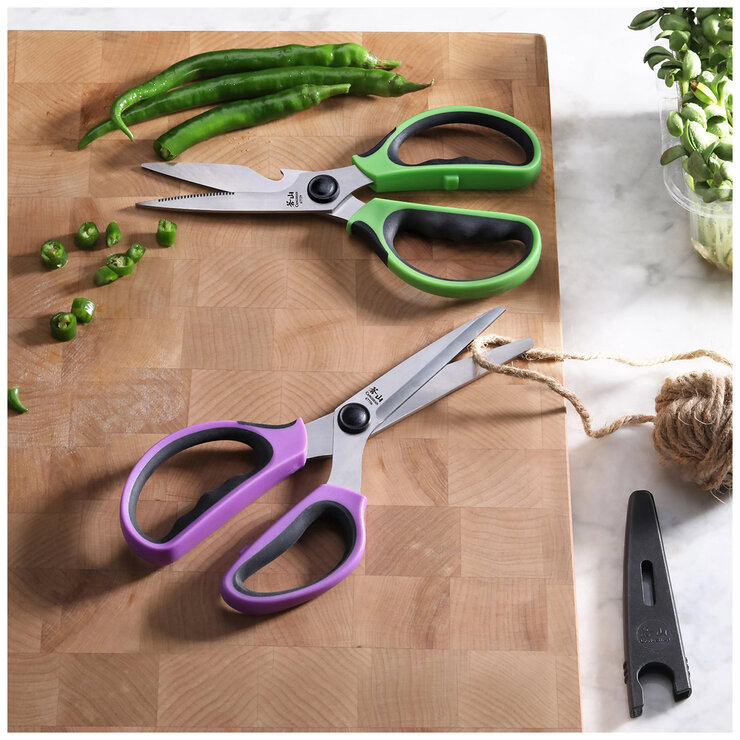 Cangshan Heavy-Duty Shears Set With Blade Guards 4 Piece