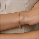 18KT Yellow Gold Diamond Cut Curb Bracelet 3.3g