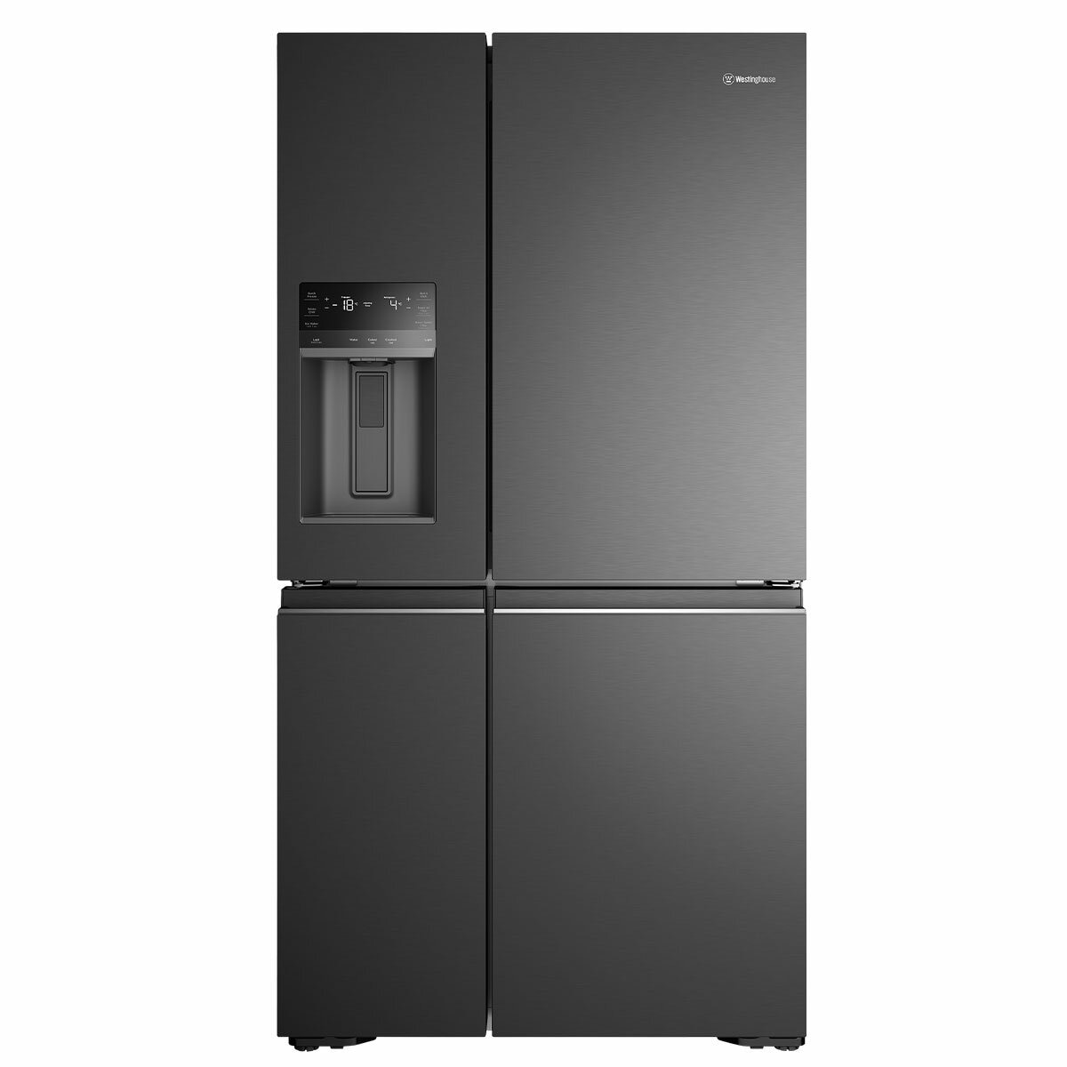 Westinghouse 609L French Quad Door Fridge Matte Black WQE6170BB Westinghouse 609L French Quad Door Fridge Matte Black WQE6170BB