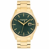 Coach Oliver Gold Steel Green Dial Men's Watch 14602753
