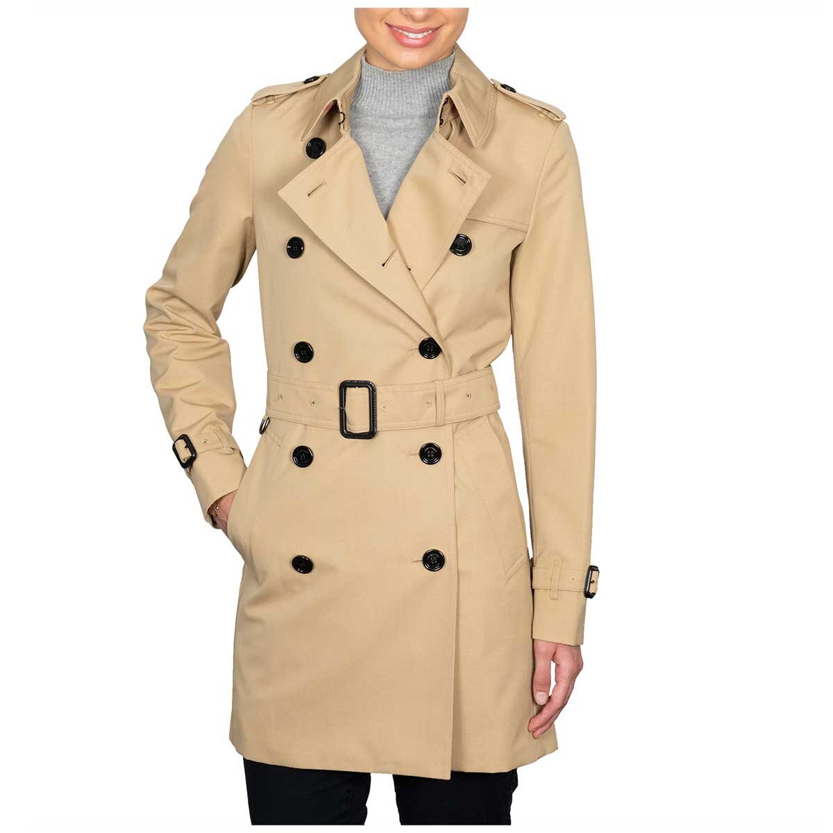 Burberry Harbourne Trench Coat Honey
