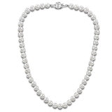 14KT White Gold Akoya Cultured Pearl 7.5-8mm Necklace