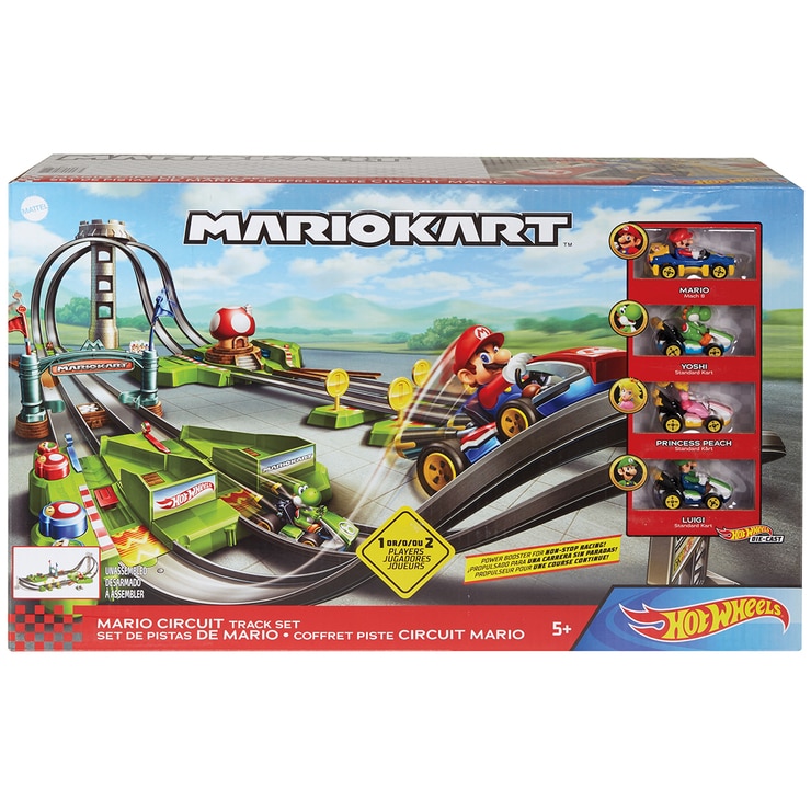 hot wheels mario kart track set