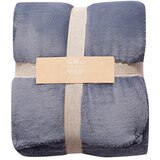Amari Luxury Velvet Throw 152cm x 177cm Blue